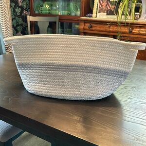 Sonoma Gray and White Tote